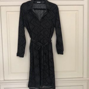 LuLaRoe Ellie small Black geometric print